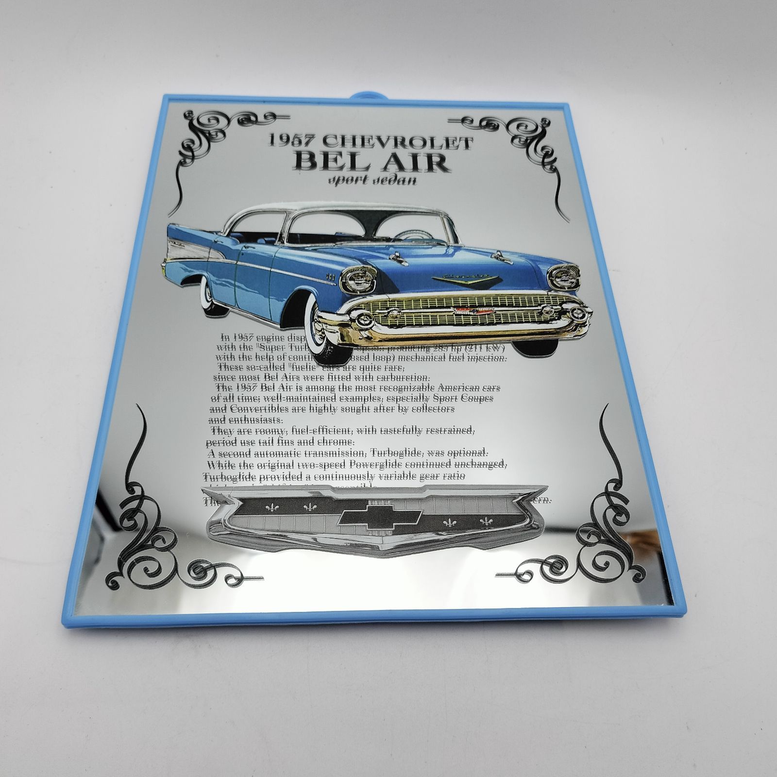 1957 シボレー ベルエア パブミラー 卓上鏡 壁掛け レトロ アメリカン