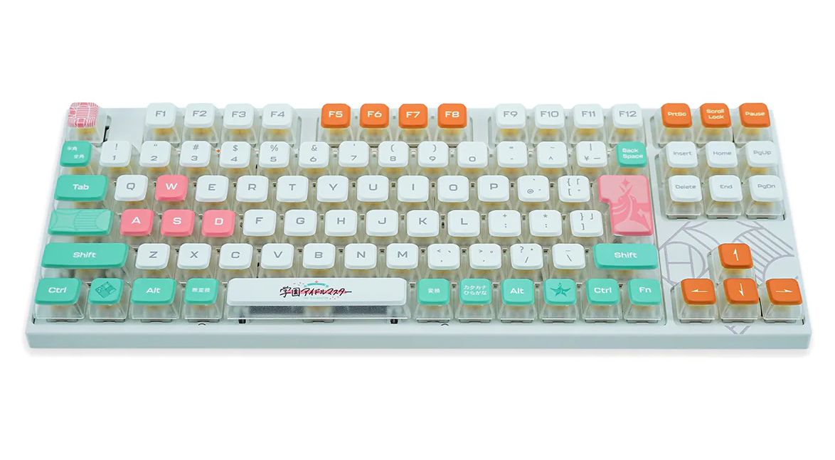 ふもコレ × 学園アイドルマスター キーボード 日本語配列 VARMILO静電