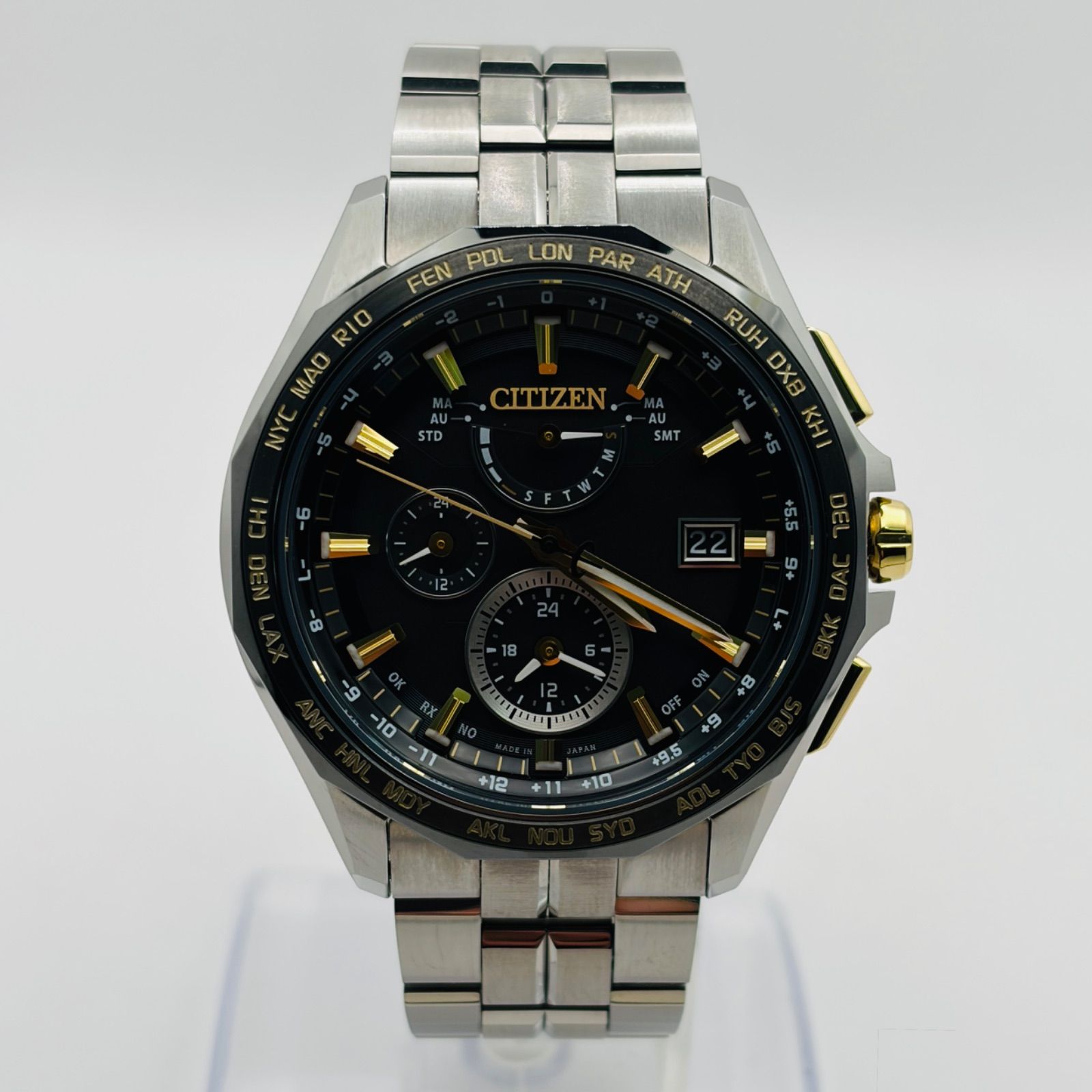 T801）極美品 正常稼働 CITIZEN シチズン ATTESA アテッサ 電波 