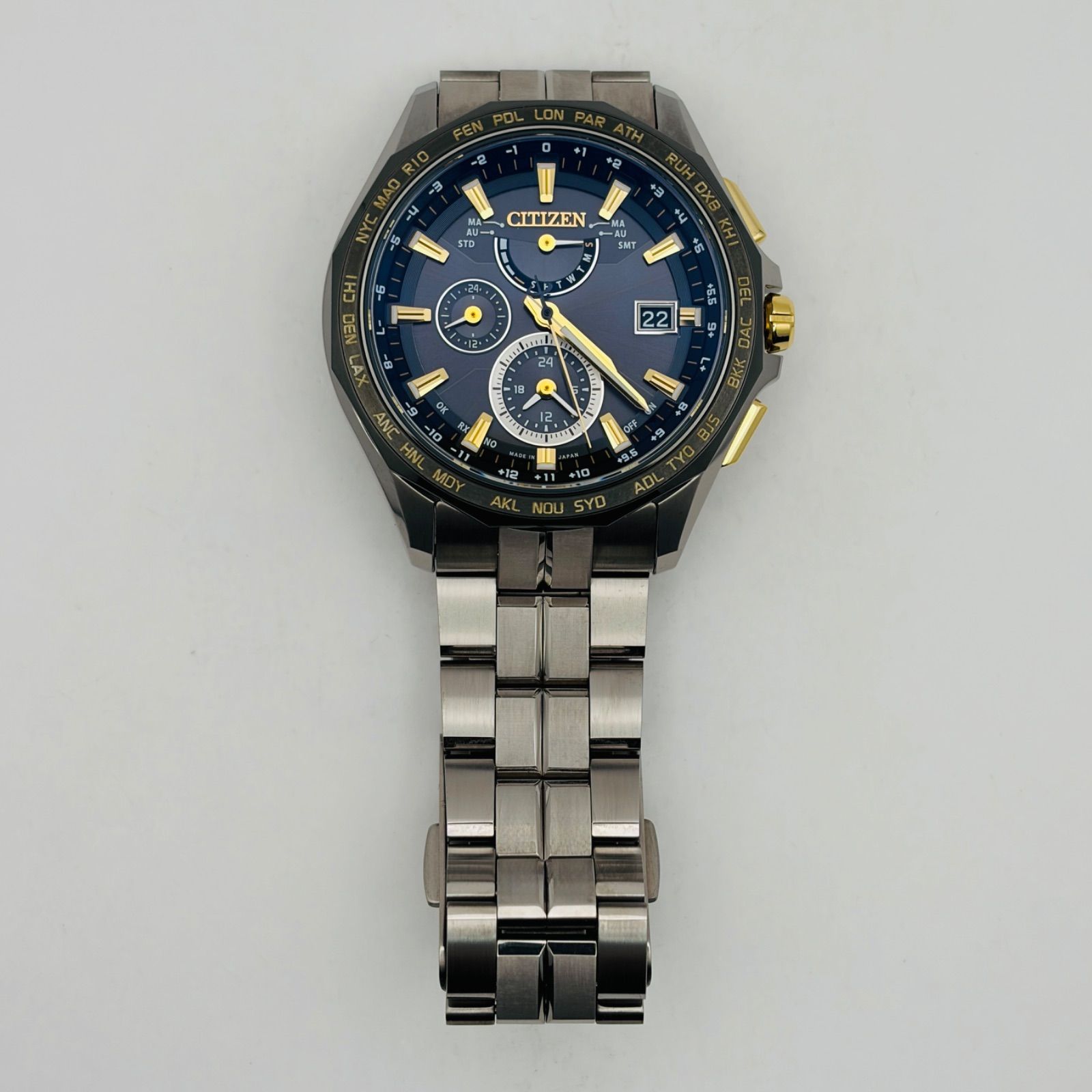 T801）極美品 正常稼働 CITIZEN シチズン ATTESA アテッサ 電波 
