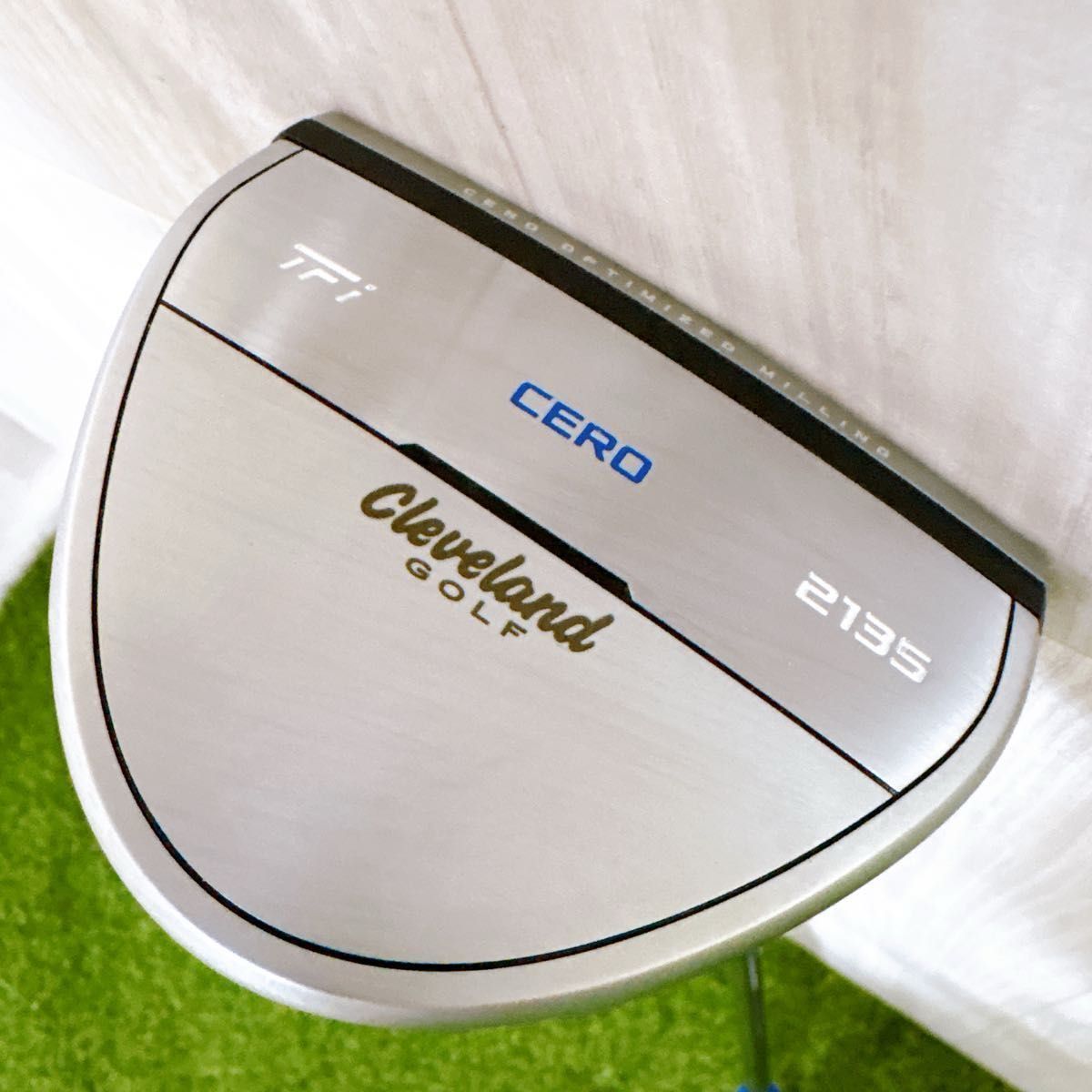 極美品 cleveland Tri CERO 2135 クリーブランド パター 34インチ 右
