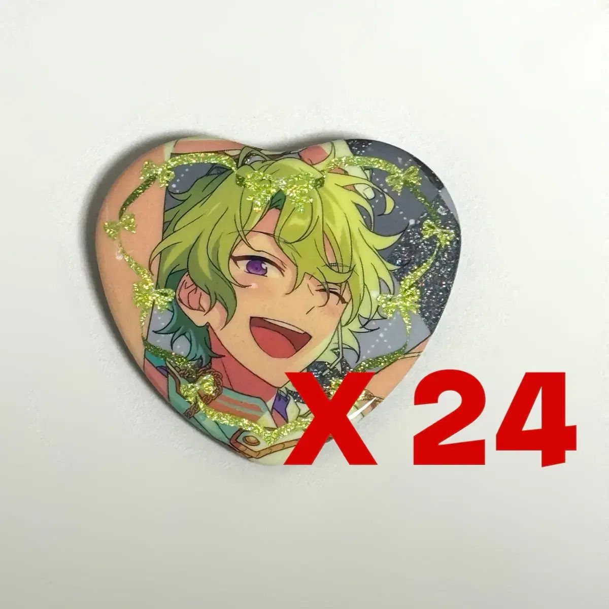 あんさんぶるスターズ！ 巴日和 サマーライブ ハート 缶バッジ 24個 | 第十