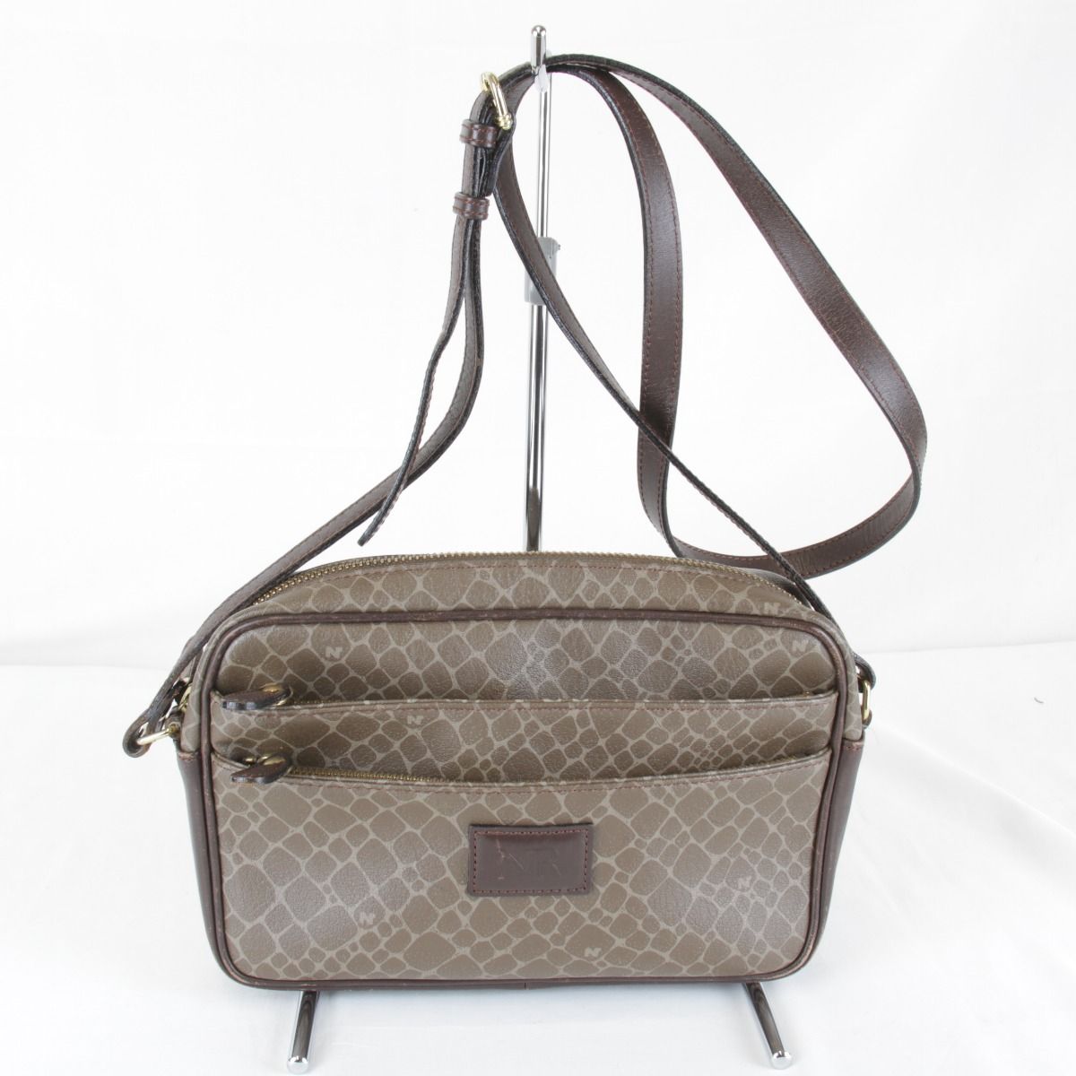 USED』NINA RICCI【ニナリッチ】 ヴィンテージ ジラフ柄 ショルダー 