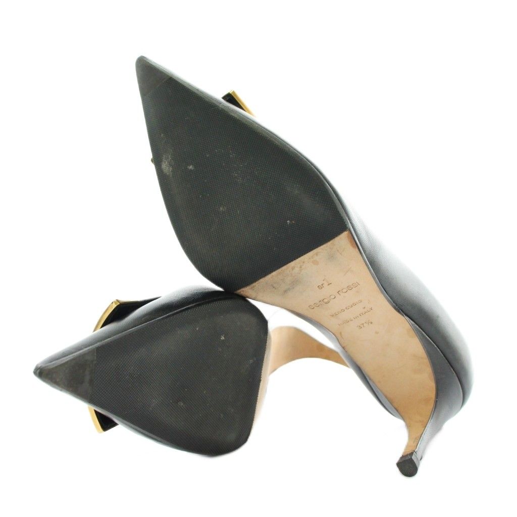 セルジオロッシ Sergio rossi パンプス レザー ポインテッドトゥ