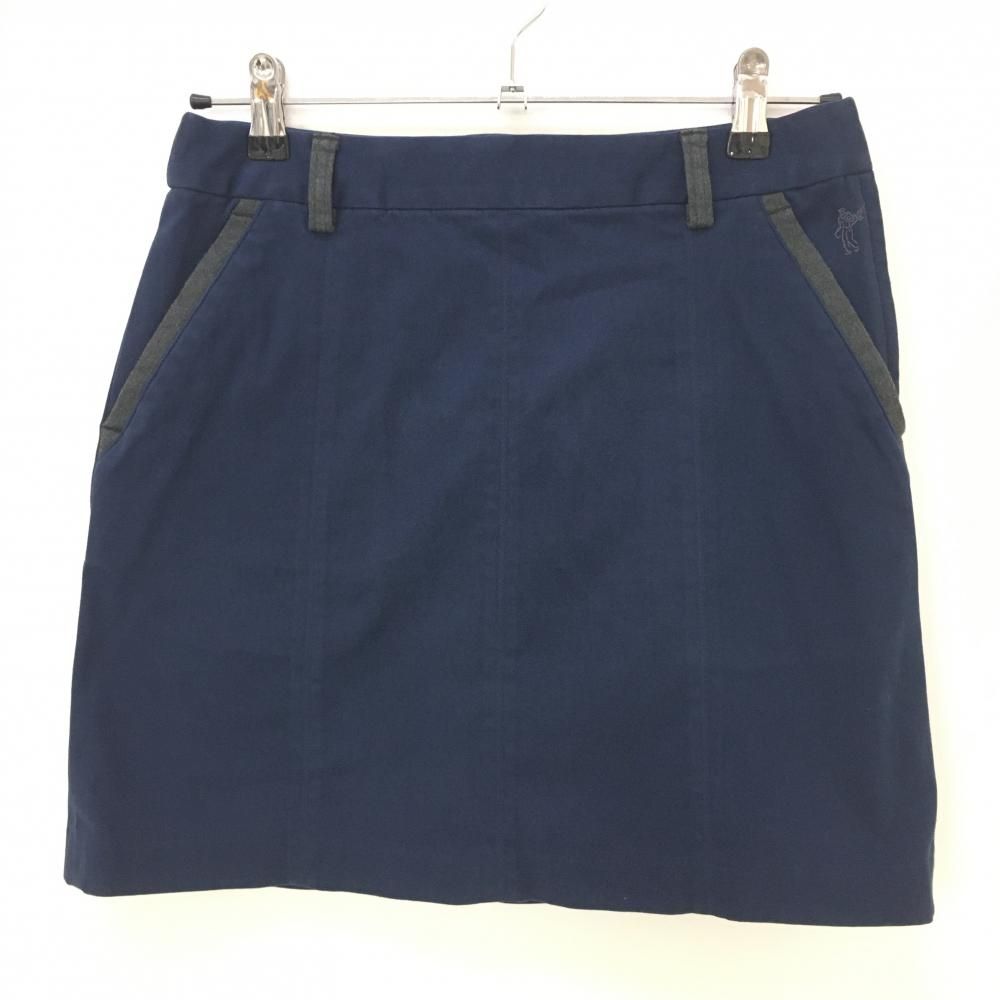 【新作入荷，人気】 【美品】アシュワース スカート ネイビー×グレー  レディース M ゴルフウェア ASHWORTH スカート