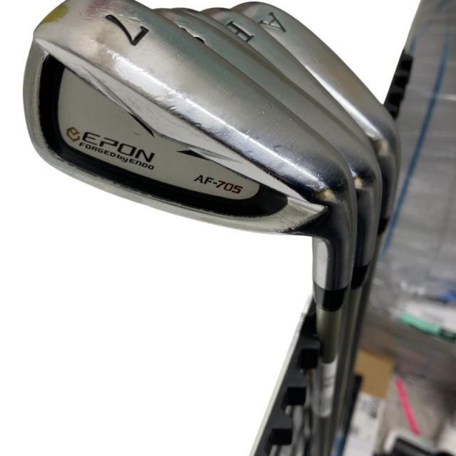 中古】 エポンゴルフ株式会社 EPON AF-705 6S アイアンセット IR 純正