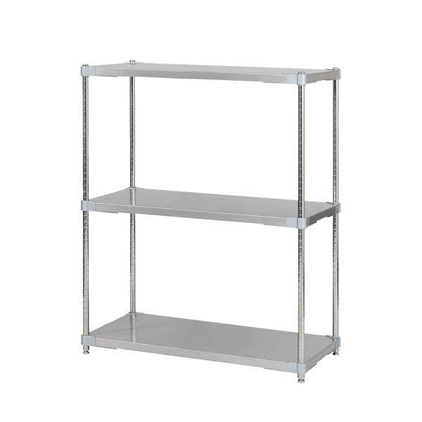 ステンレス シェルフ 46×90cm 3段 H120cm 日本製 耐錆 耐薬性 耐久性