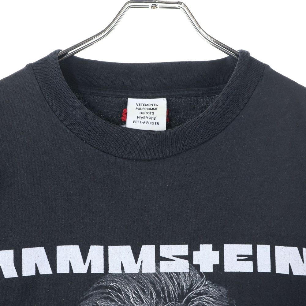 VETEMENTS (ヴェトモン) 17AW RAMMSTEIN PRINTED T-SHIRT オーバー 