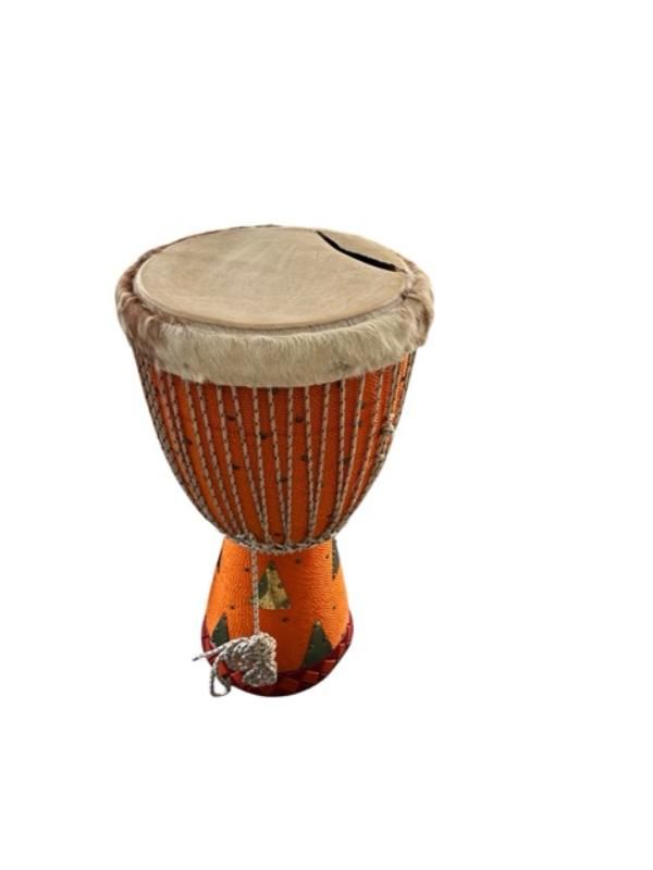 セネガル産 本格ジャンベ 手彫り 木彫 高級 民族楽器 破れあり