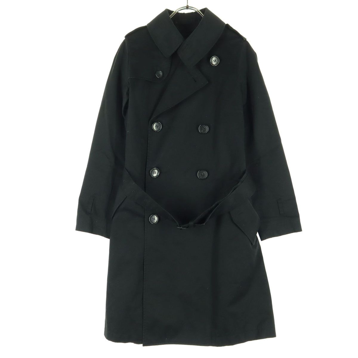 ZUCCa ズッカ 長袖 トレンチコート S ブラック スプリングコート