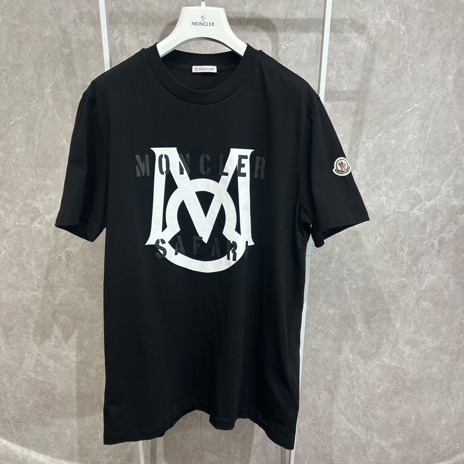 MONCLER (モンクレール) メンズ Tシャツ 半袖 胸ロゴ クルー