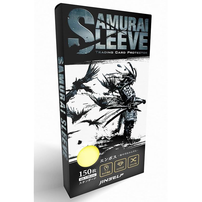 JINSELF 【150枚 × スケない】 サムライスリーブ3 （細目 エンボス