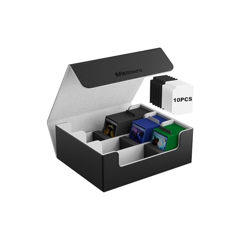 Mlikero デッキケース カードケース 大容量 1800枚収納 カードケース