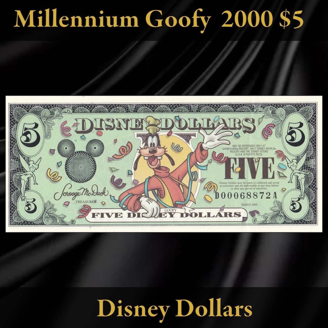 ディズニーダラー 2000年 5ドル ミレニアム シリーズD R-69 - メルカリ