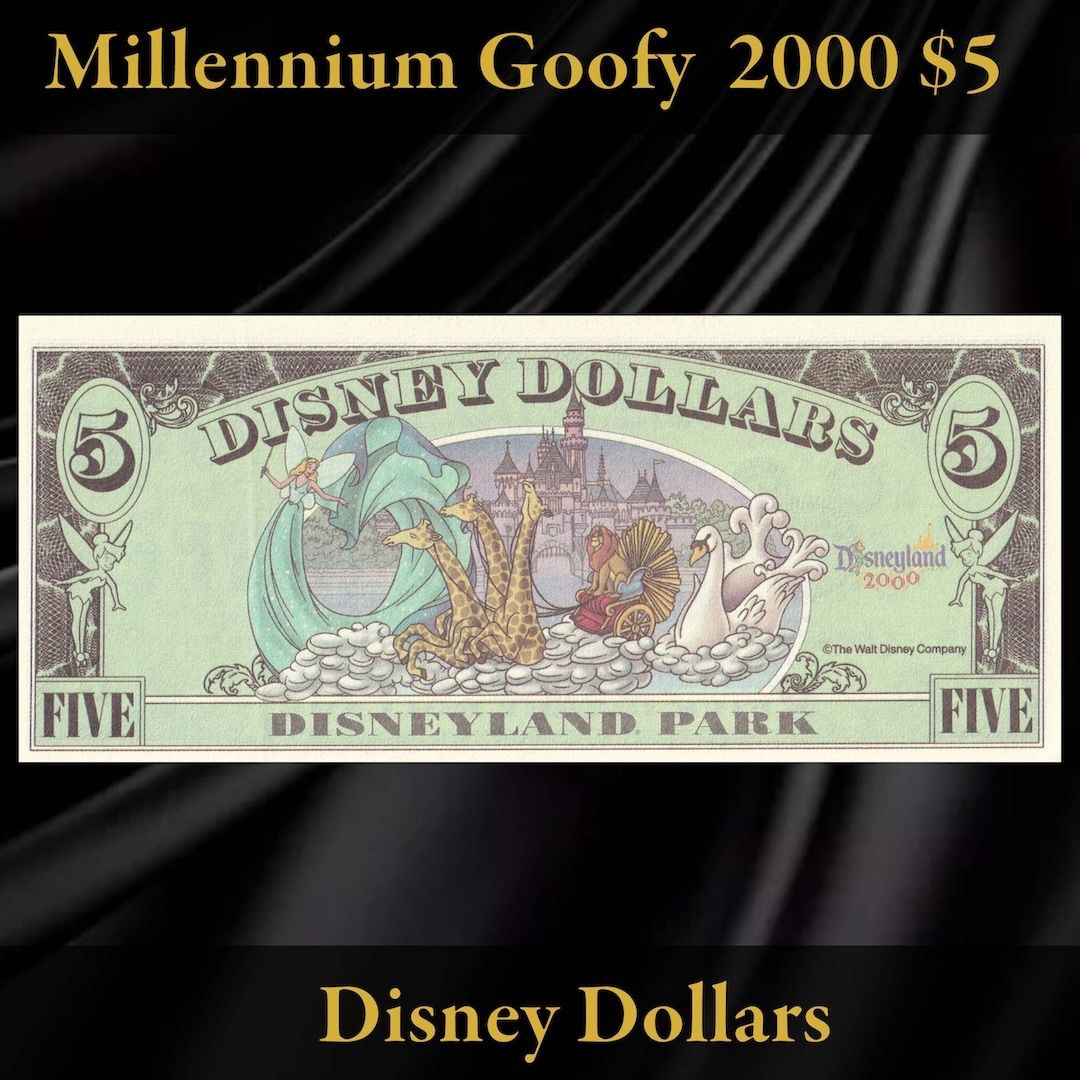 ディズニーダラー 2000年 5ドル ミレニアム シリーズD R-69 - メルカリ