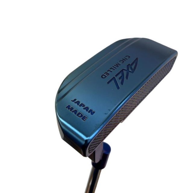 中古】 つるや AXEL CNC MILLED MALLET PUTTER(2016) ブルー 34インチ
