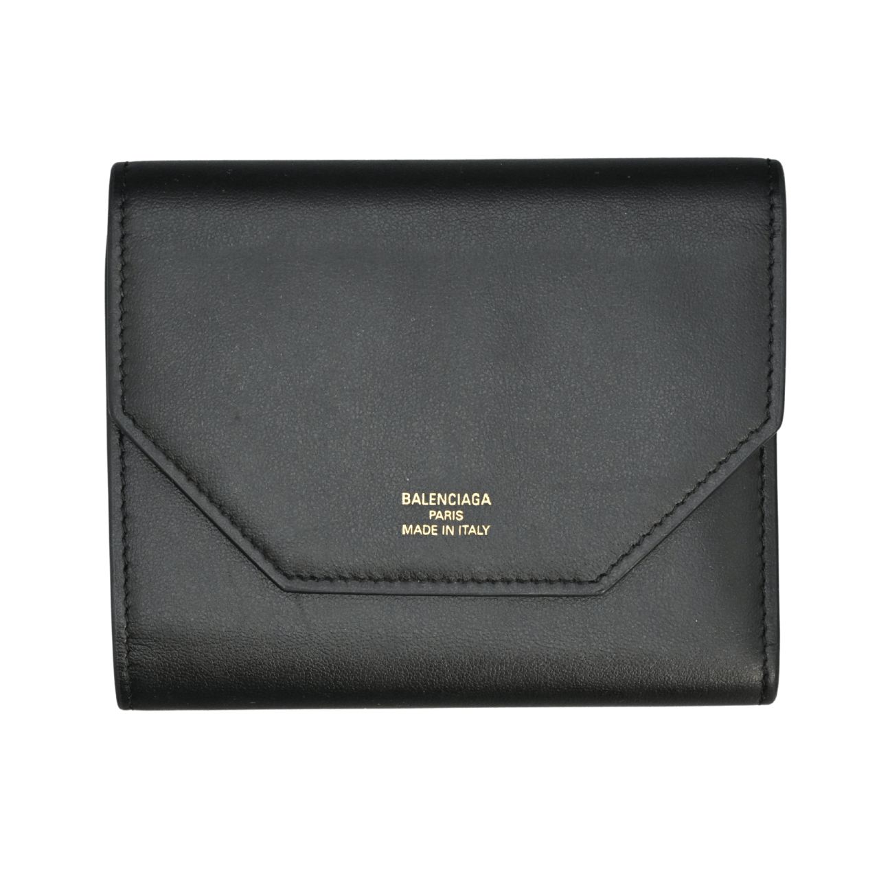 バレンシアガ エンベロープ ミニウォレット 黒 BALENCIAGA バレンシアガ ミニウォレット ENVELOPE エンベロープZIP 三