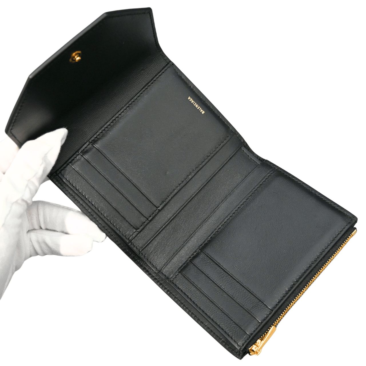 BALENCIAGA バレンシアガ ミニウォレット ENVELOPE エンベロープZIP 三 