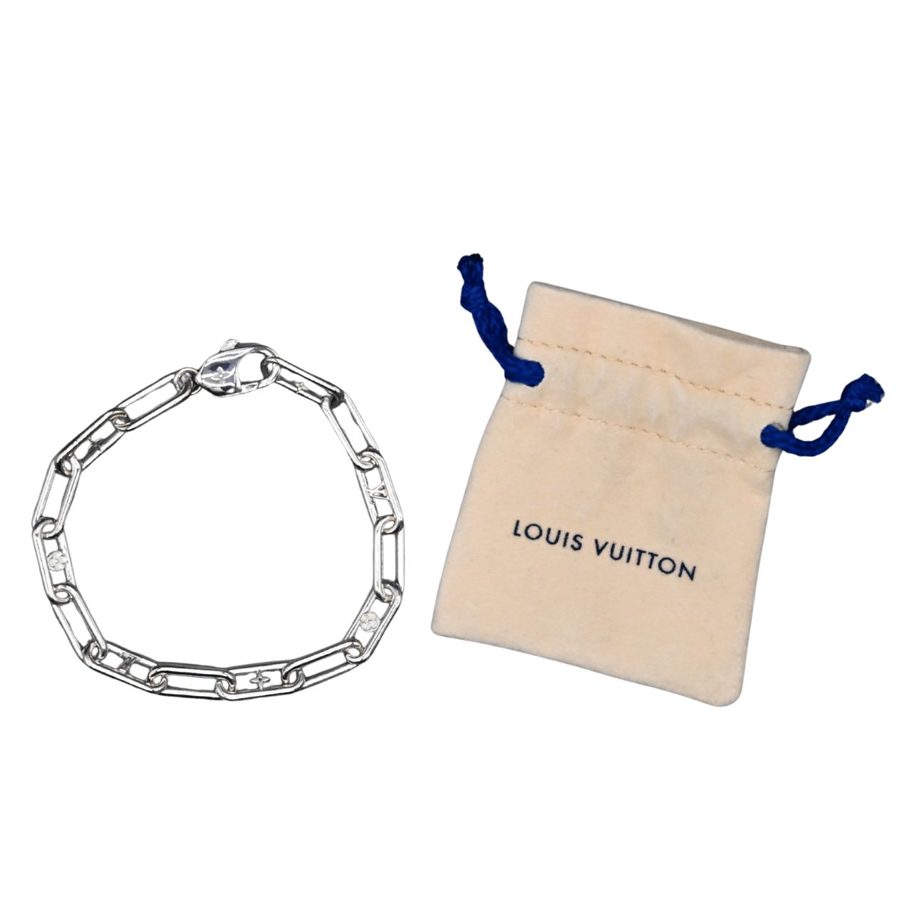 LOUIS VUITTON ルイヴィトン ブレスレット シルバー モノグラム