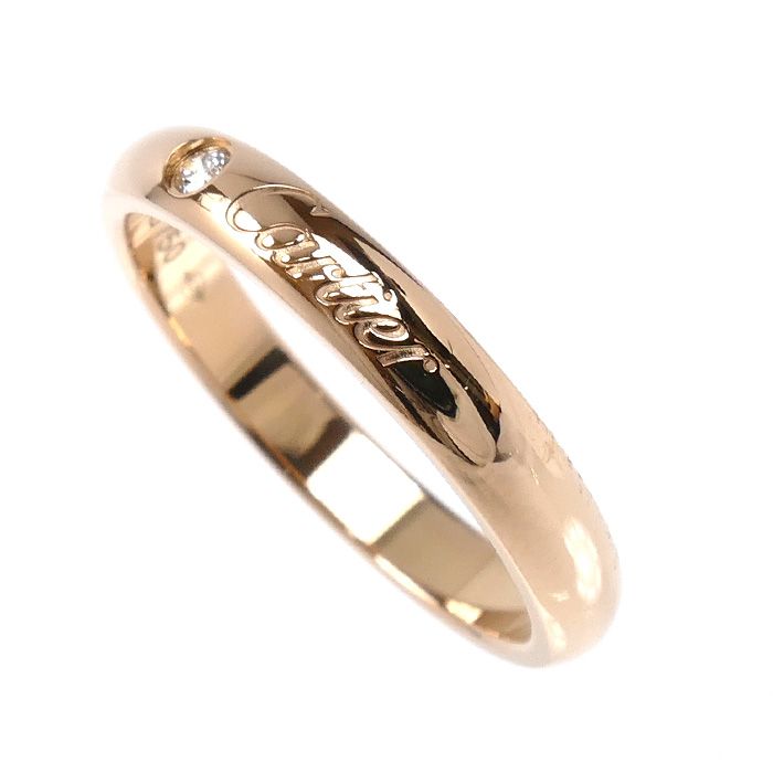 C ドゥ カルティエ リング 1pダイヤモンドが輝く⭐︎ピンクゴールド CARTIER カルティエ K18PG ピンクゴールド C ドゥ カルティエ 1P