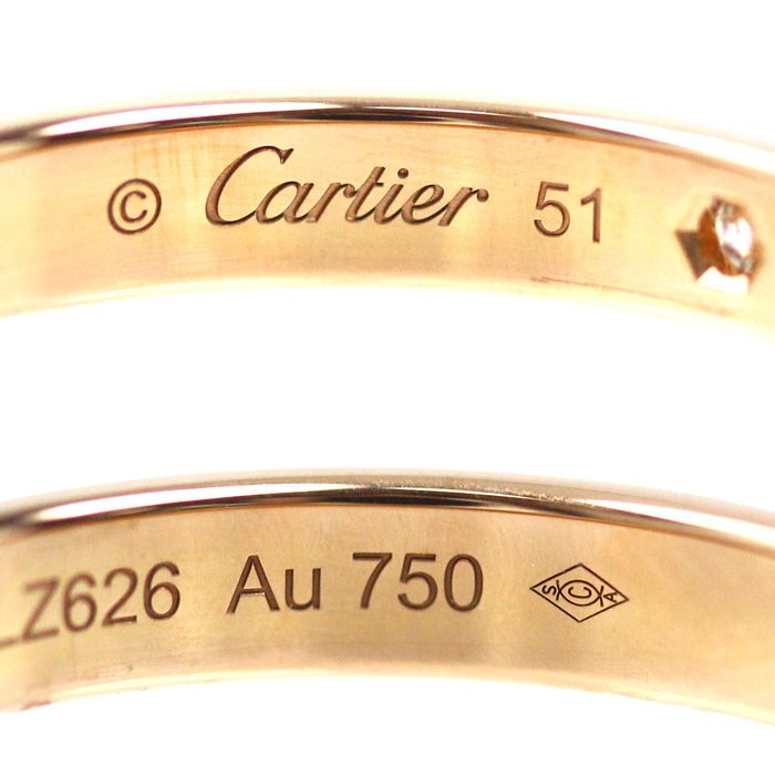 CARTIER カルティエ K18PG ピンクゴールド C ドゥ カルティエ 1P