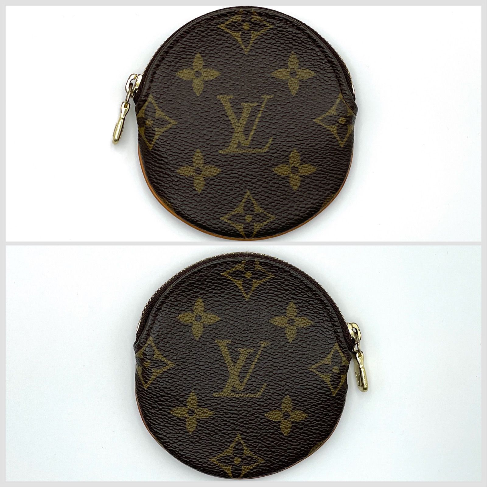 ルイヴィトン モノグラム ポルト モネ ロン M61926 / ブラウン 茶色