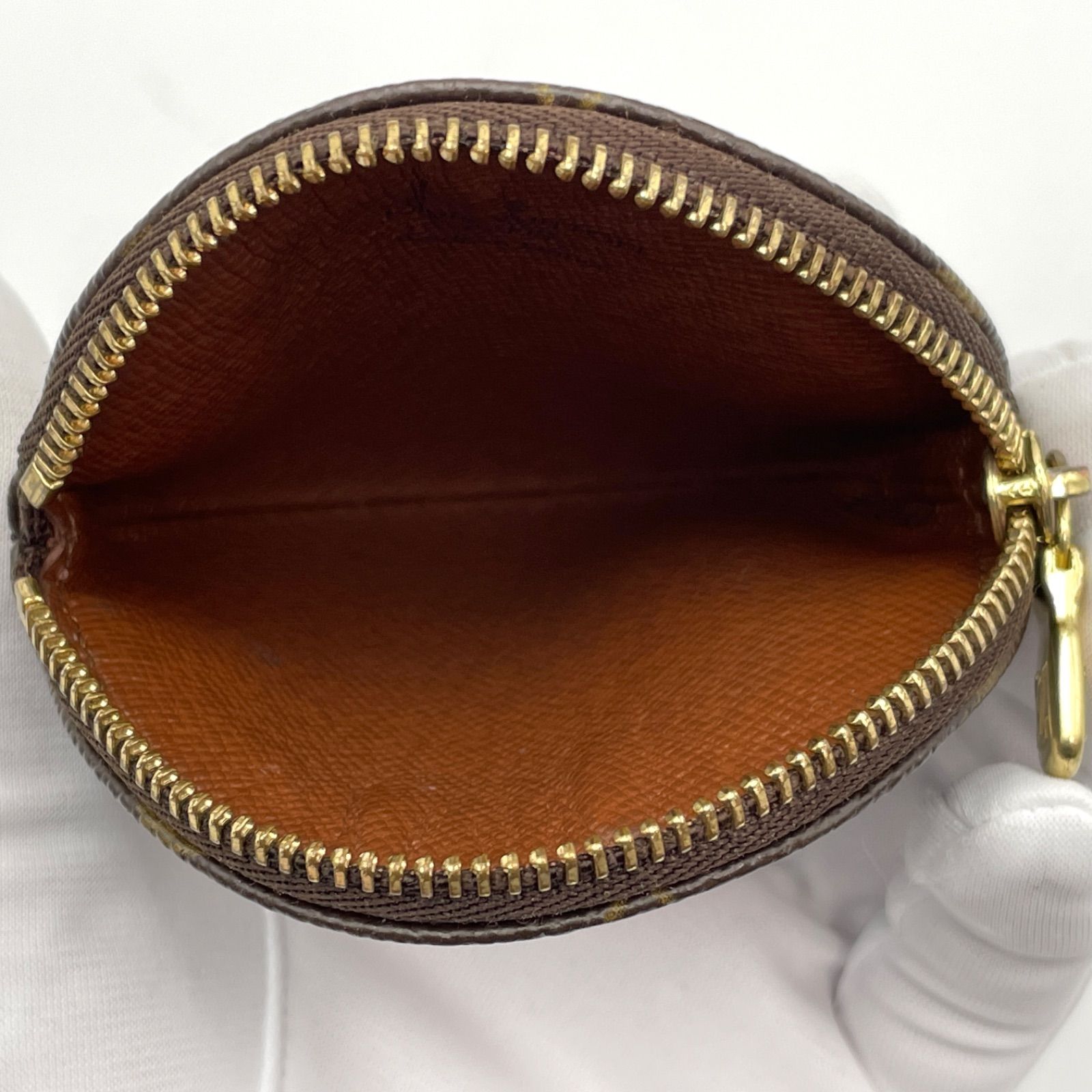 ルイヴィトン モノグラム ポルト モネ ロン M61926 / ブラウン 茶色