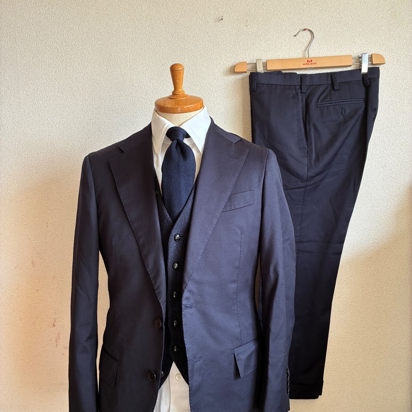 【エルメネジルドゼニア✨】トゥモローランド ピルグリム ビジネススーツ イタリア TOMORROWLAND PILGRIM × Ermenegild Zegna(トゥモローランド