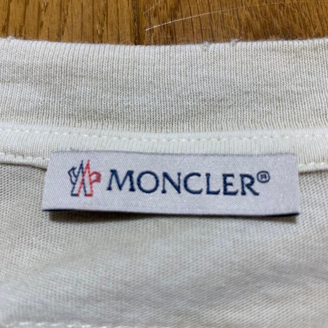 モンクレール 2021 ロンT 長袖Tシャツ ダメージ加工 サイズM 4S177