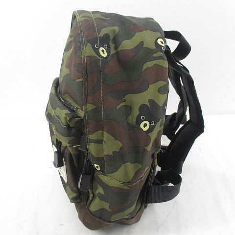 ミキハウス ダブルビー ダブルB MIKIHOUSE DOUBLE.B バックパック リュックサック 迷彩 カモ クロクマ カーキ