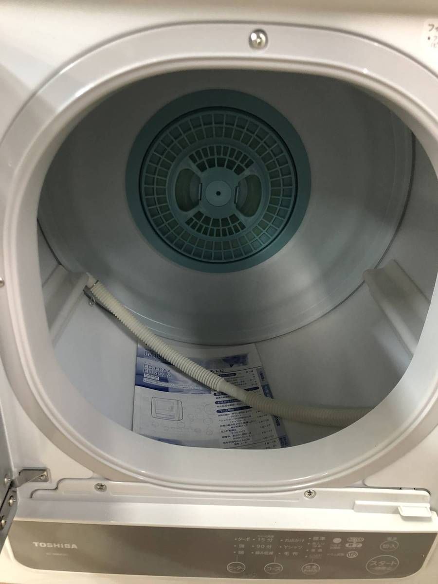 ☆未使用☆ 衣類乾燥機 6.0kg TOSHIBA 東芝 ピュアホワイト ED-60A4