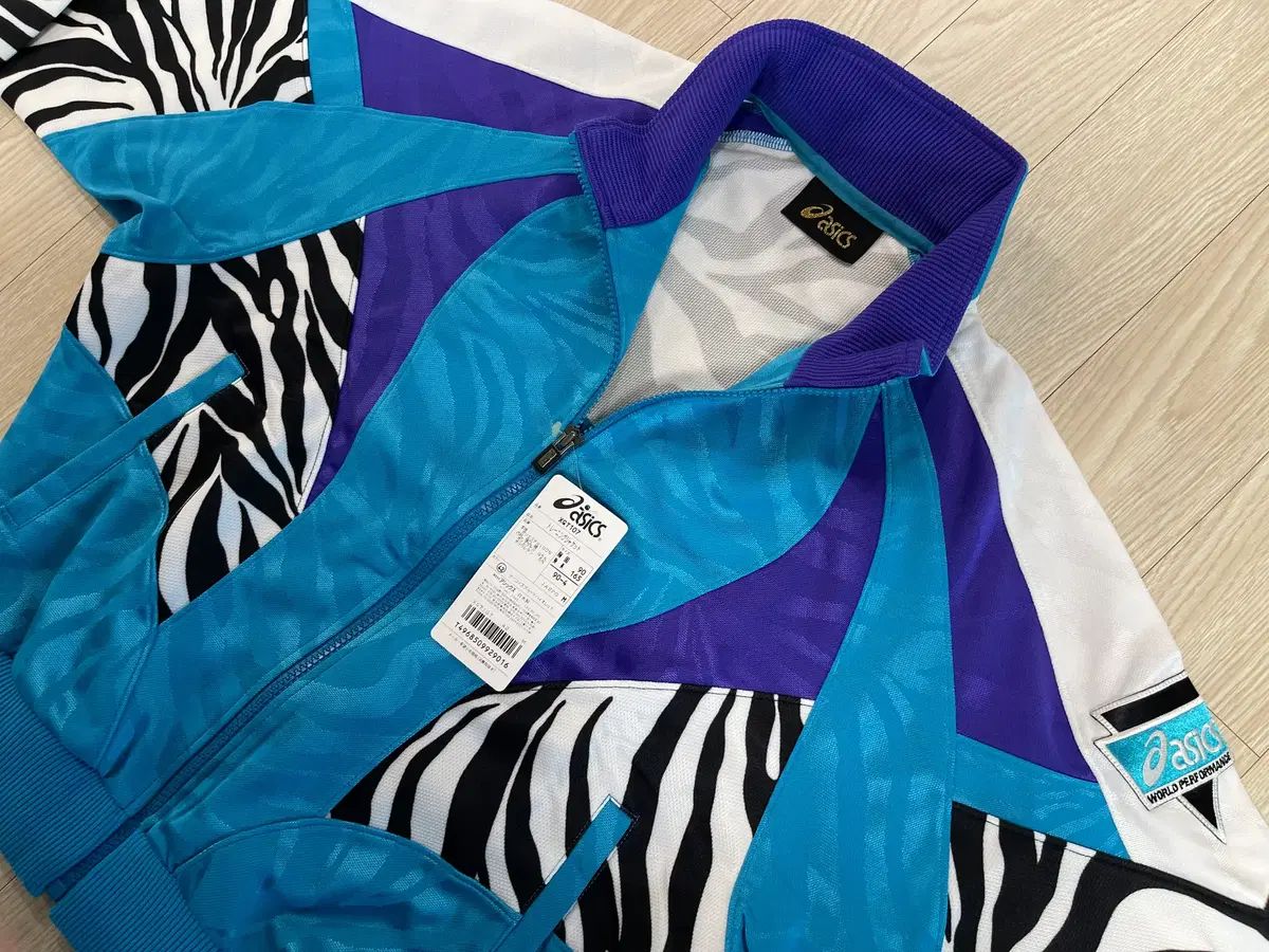アシックス ゼブラ 90s オールド トラックジャージ セットアップ 4番