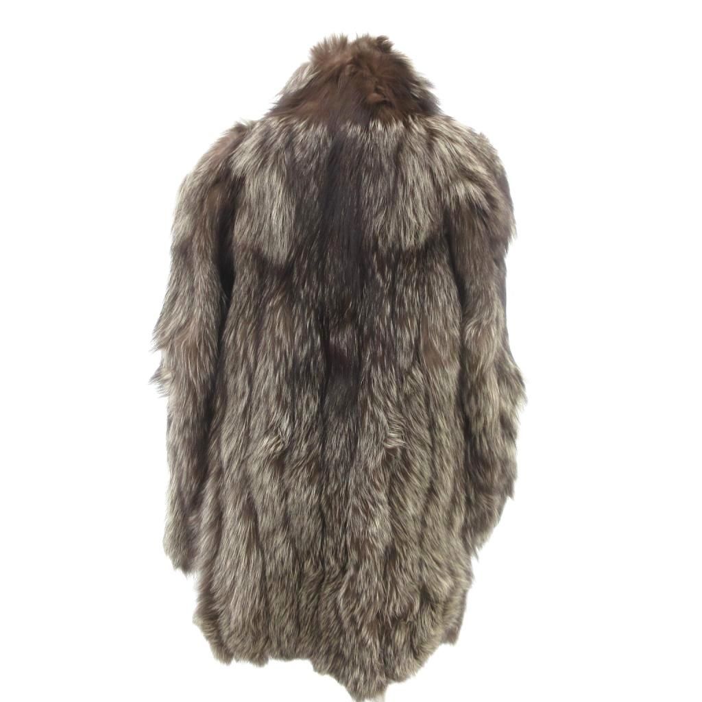 サガフォックス SAGA FOX 銀サガ ファーコート 毛皮 シルバー