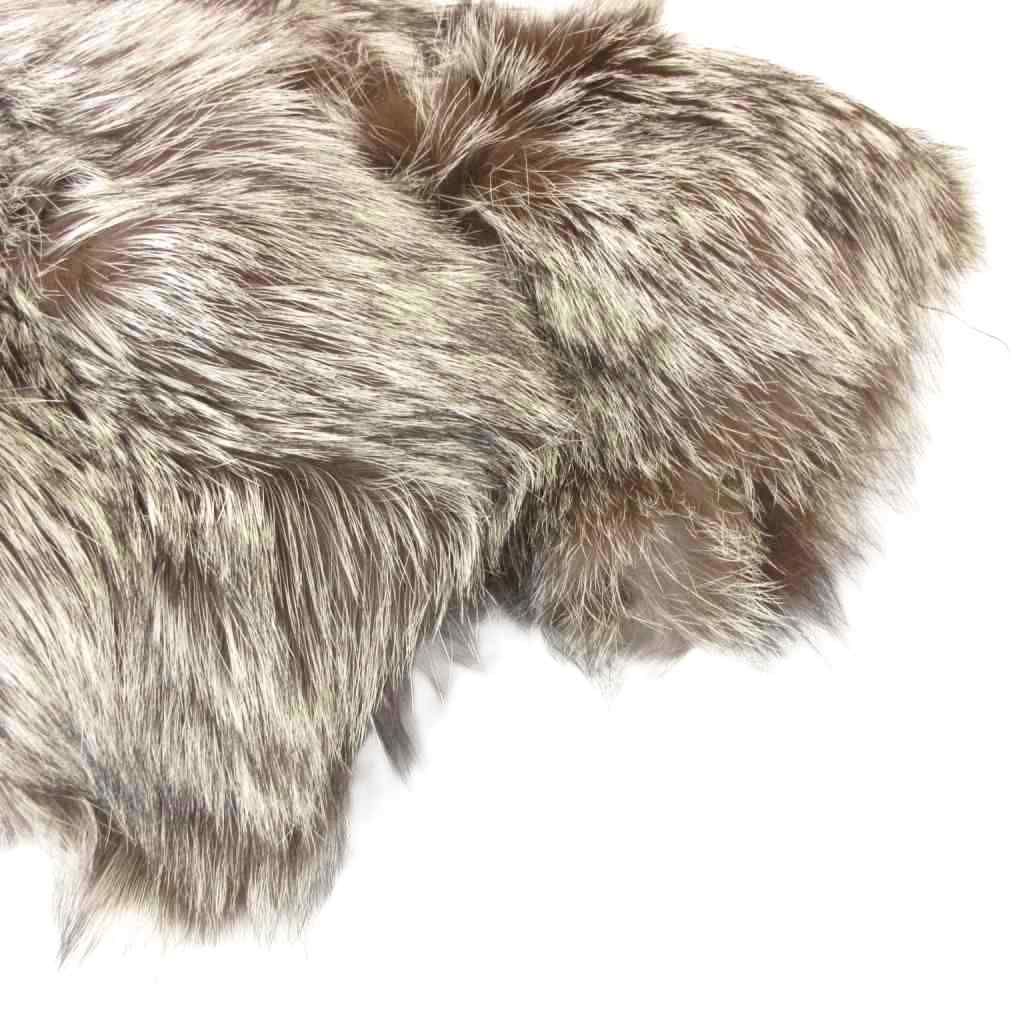 サガフォックス SAGA FOX 銀サガ ファーコート 毛皮 シルバー