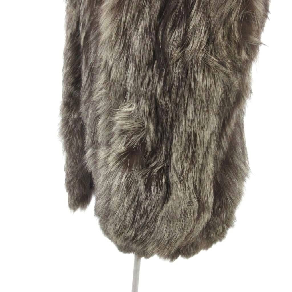 サガフォックス SAGA FOX 銀サガ ファーコート 毛皮 シルバー