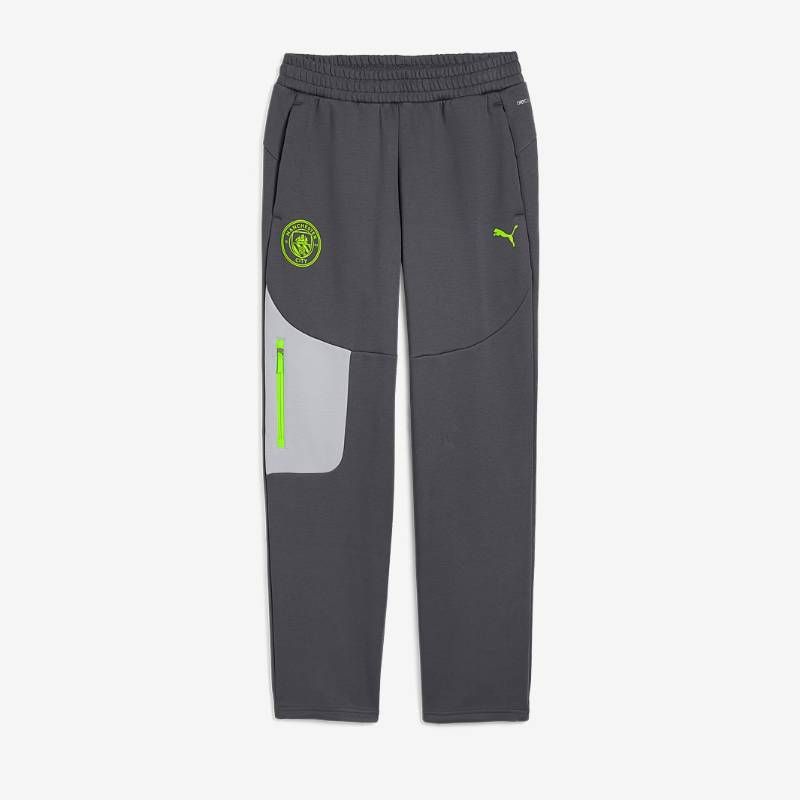 【送料無料・匿名配送】PUMA プーマ マンチェスター・シティ 25/26 プレマッチ ロングパンツ トラックパンツ ジャージ ジョガーパンツ スウェット 灰（ギャラクティックグレー）緑（プログリーン）新品 正規品 並行輸入 日本未発売