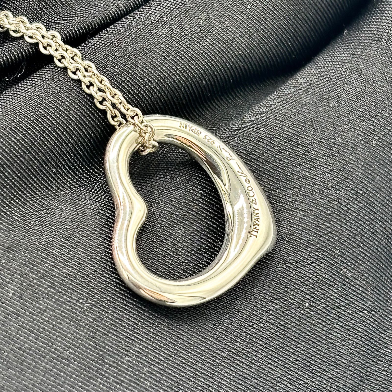Tiffany&Co. ティファニー オープンハート ネックレス シルバー 925 