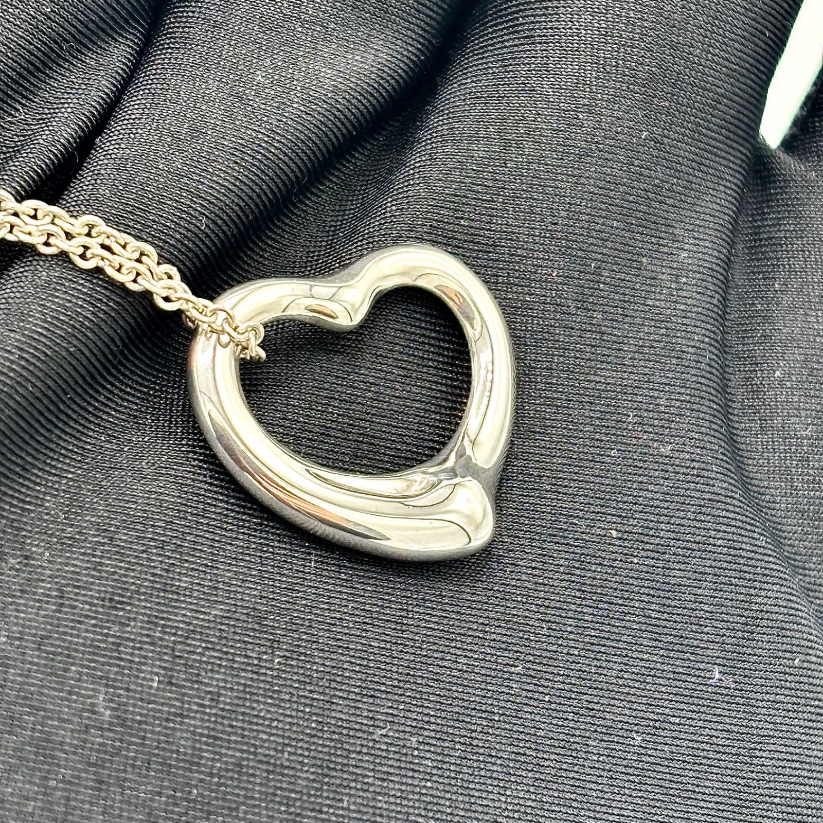 Tiffany&Co. ティファニー オープンハート ネックレス シルバー 925 