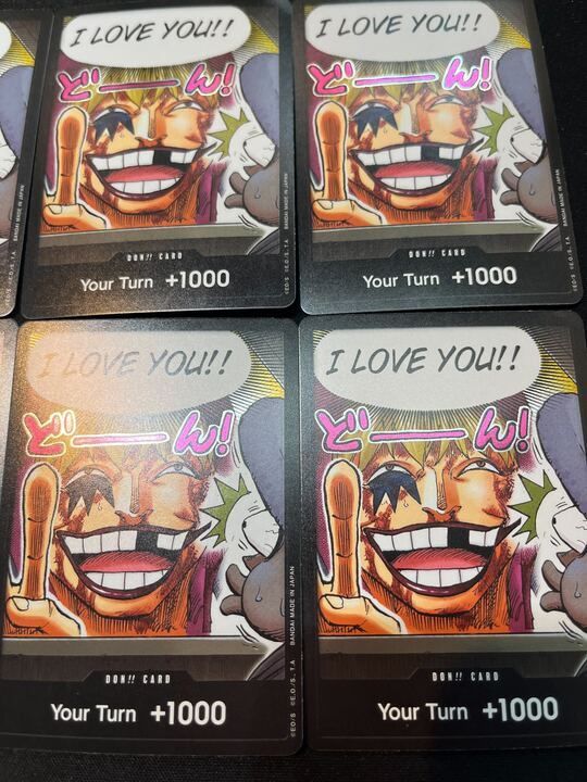 10枚セット】ドンカード(英語版/I LOVE YOU!!/愛してるぜ!! コラソン