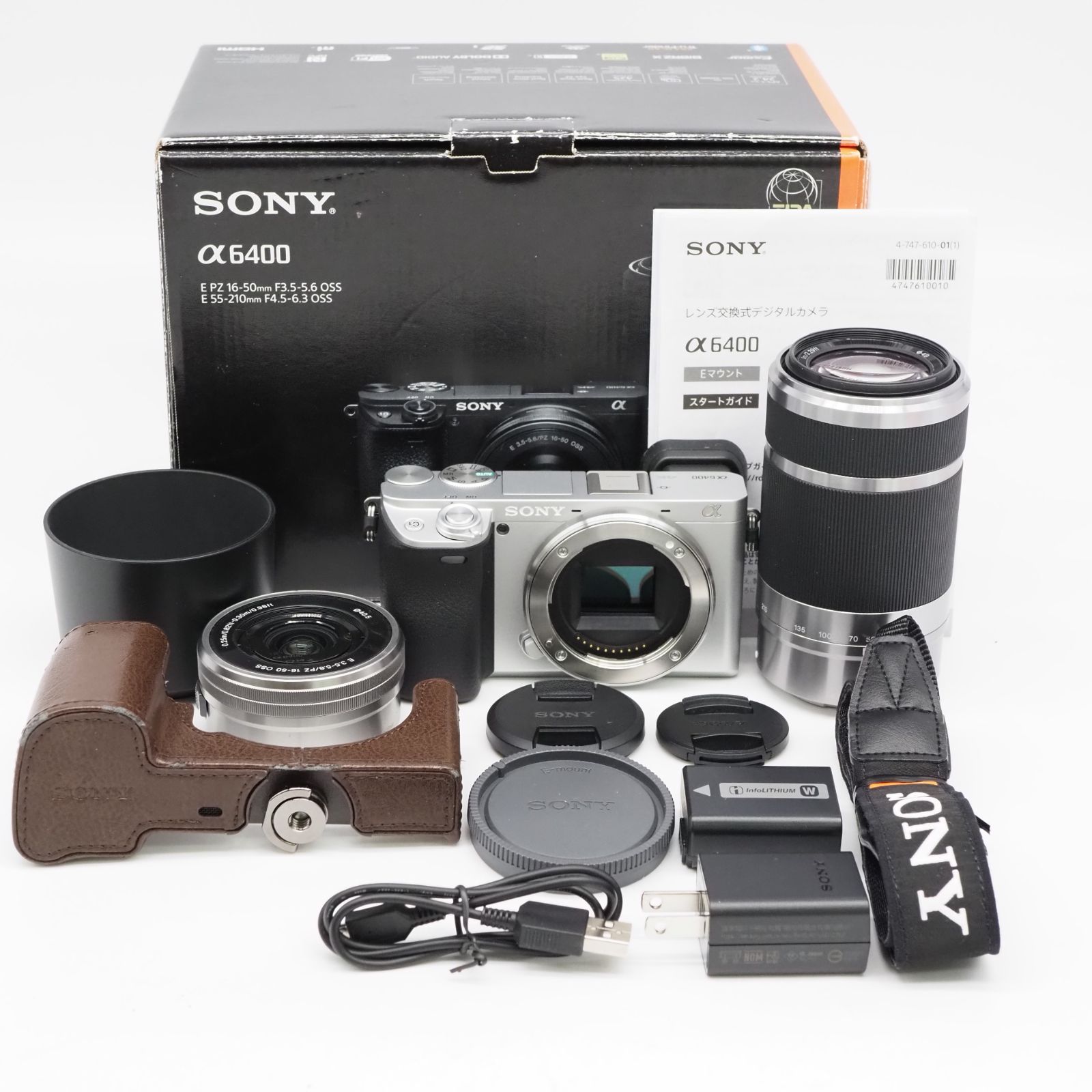 ショット数147回！！箱（切り取りあり）、ブラウンボディケース付き