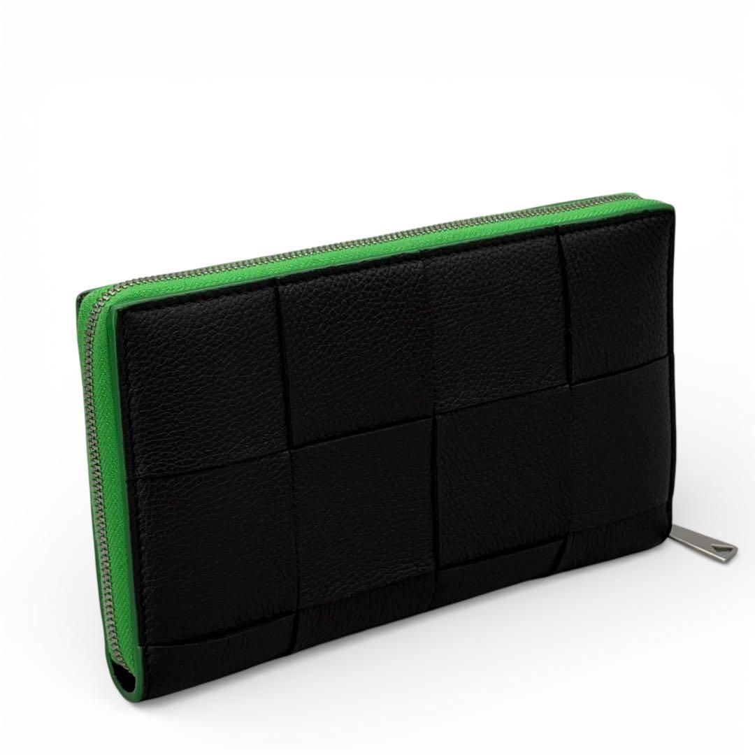 BOTTEGA VENETA カセット ラウンドジップウォレット マキシイントレ