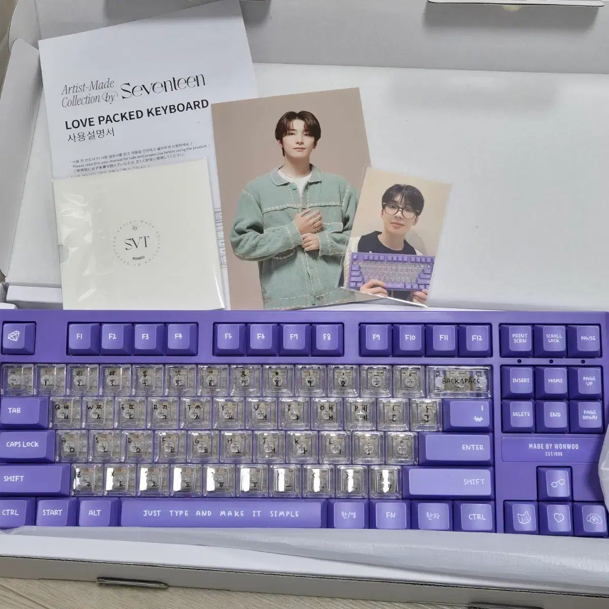 SEVENTEEN Artist メイド グッズ - ウォヌ(WONWOO) キーボード フル