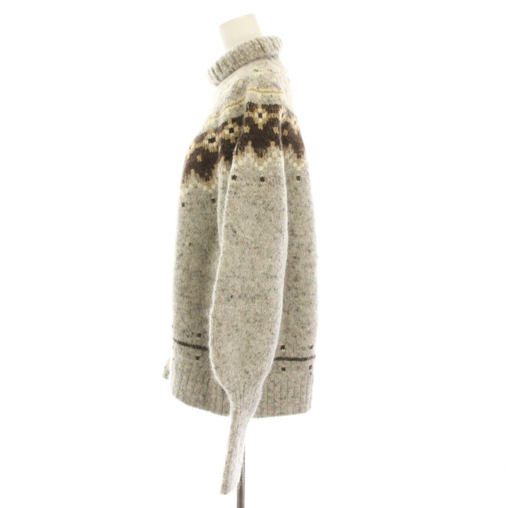 ゼロエイトサーカス 08SIRCUS Jacquard nordic sweater ジャガード