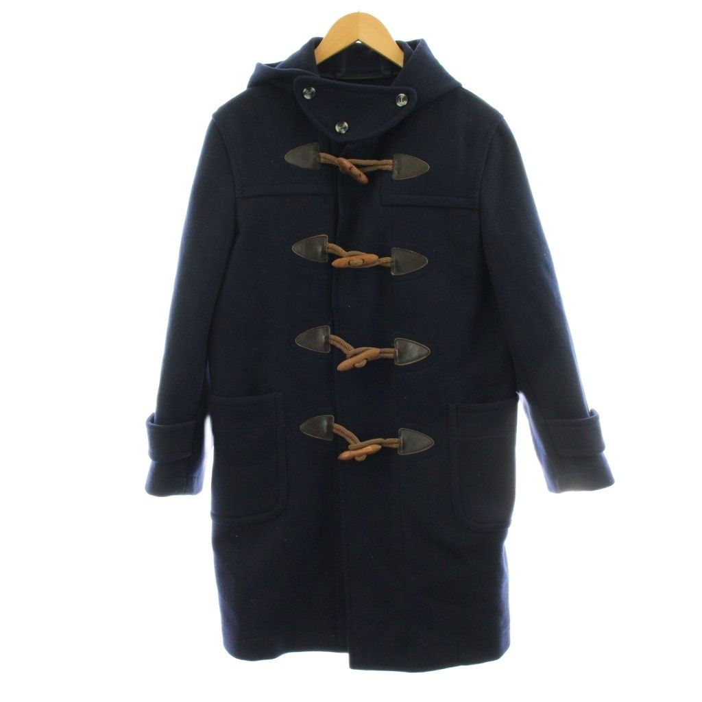 ヴァン ヂャケット VAN JAC ダッフルコート ロング ウール M 紺 ネイビー /KU MA