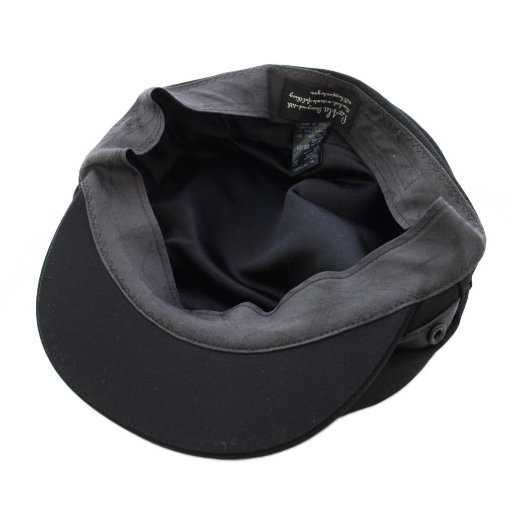 カシラ CA4LA キャスケット 帽子 黒 TMT02895 /TK - メルカリ