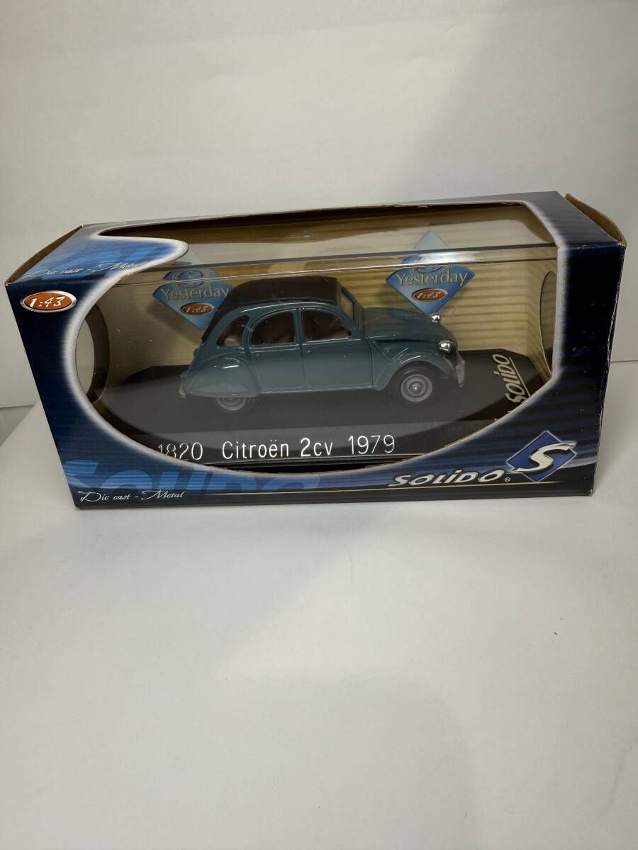 Solido ソリド製『シトロエン 2CV 1979』ダイキャストミニカー 1/43