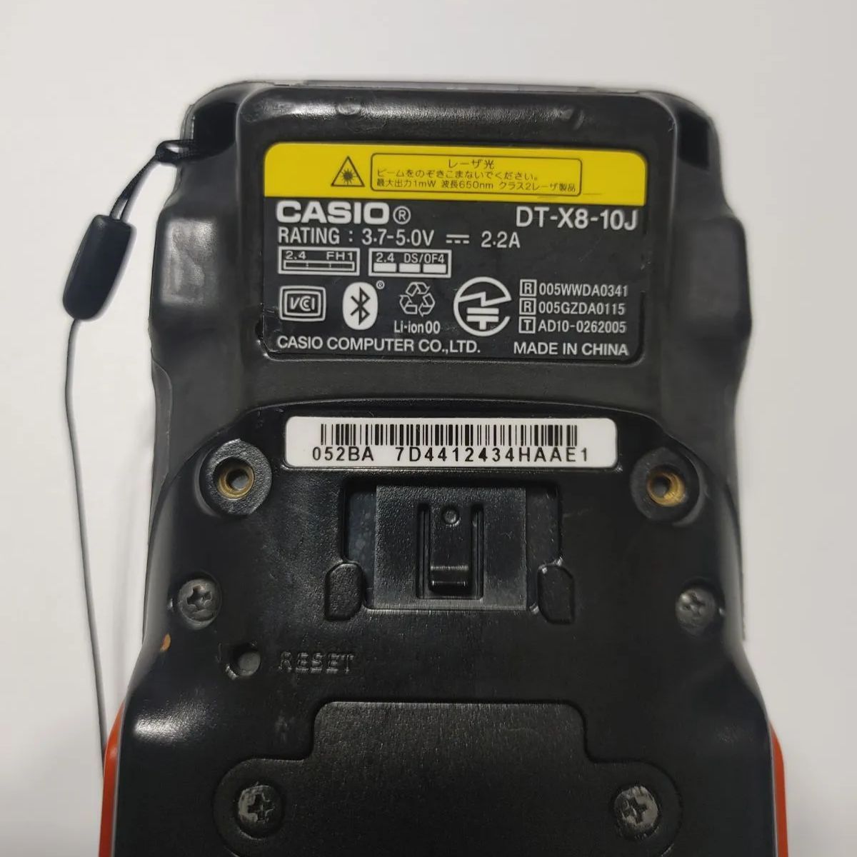 動作良好】CASIO カシオ ハンディターミナル DT-X8-10J スキャンOK