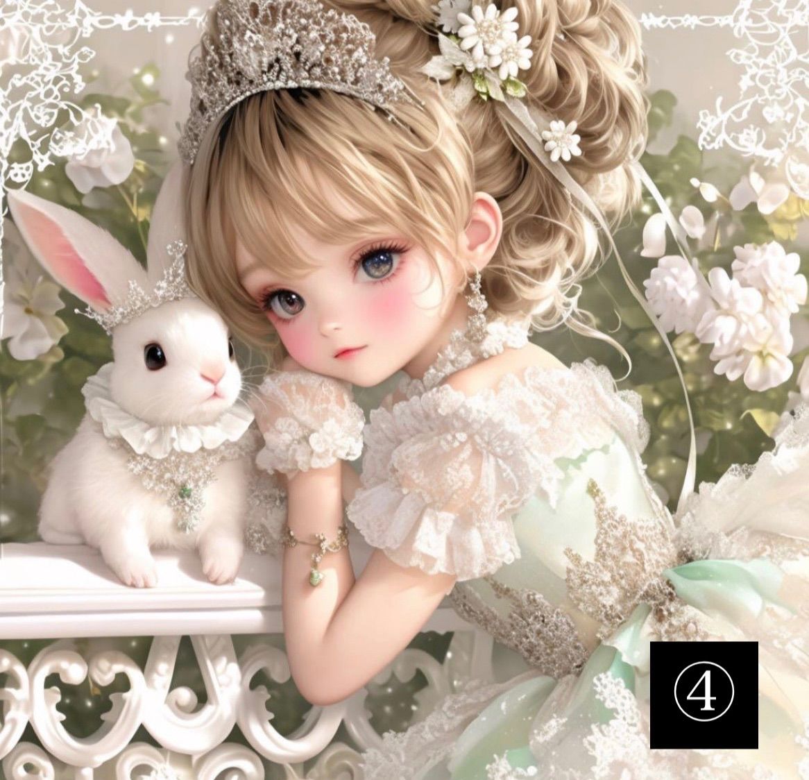 hina009様 オーダーページ うさちゃん ハンカチ - メルカリ