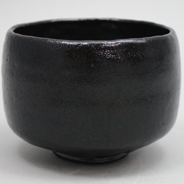 茶器/茶道具 抹茶茶碗】 上 黒楽茶碗 大黒写し 佐々木昭楽作 角印