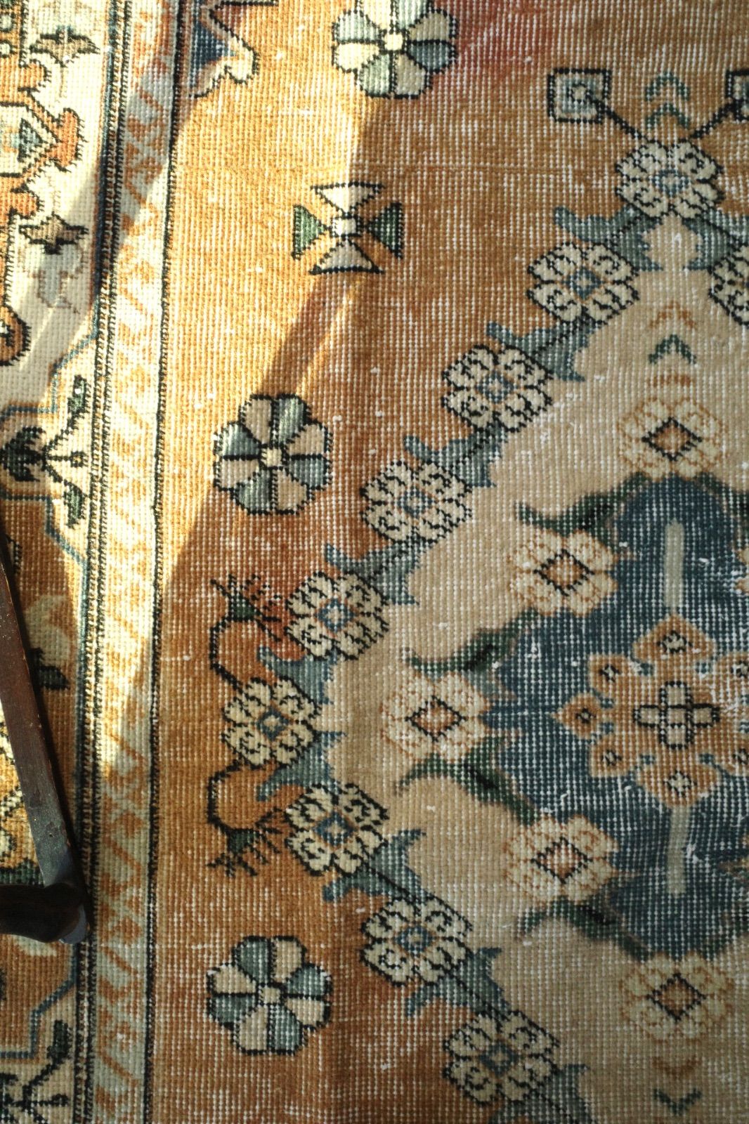 トルコ ヴィンテージラグ ペールオレンジ - メルカリ